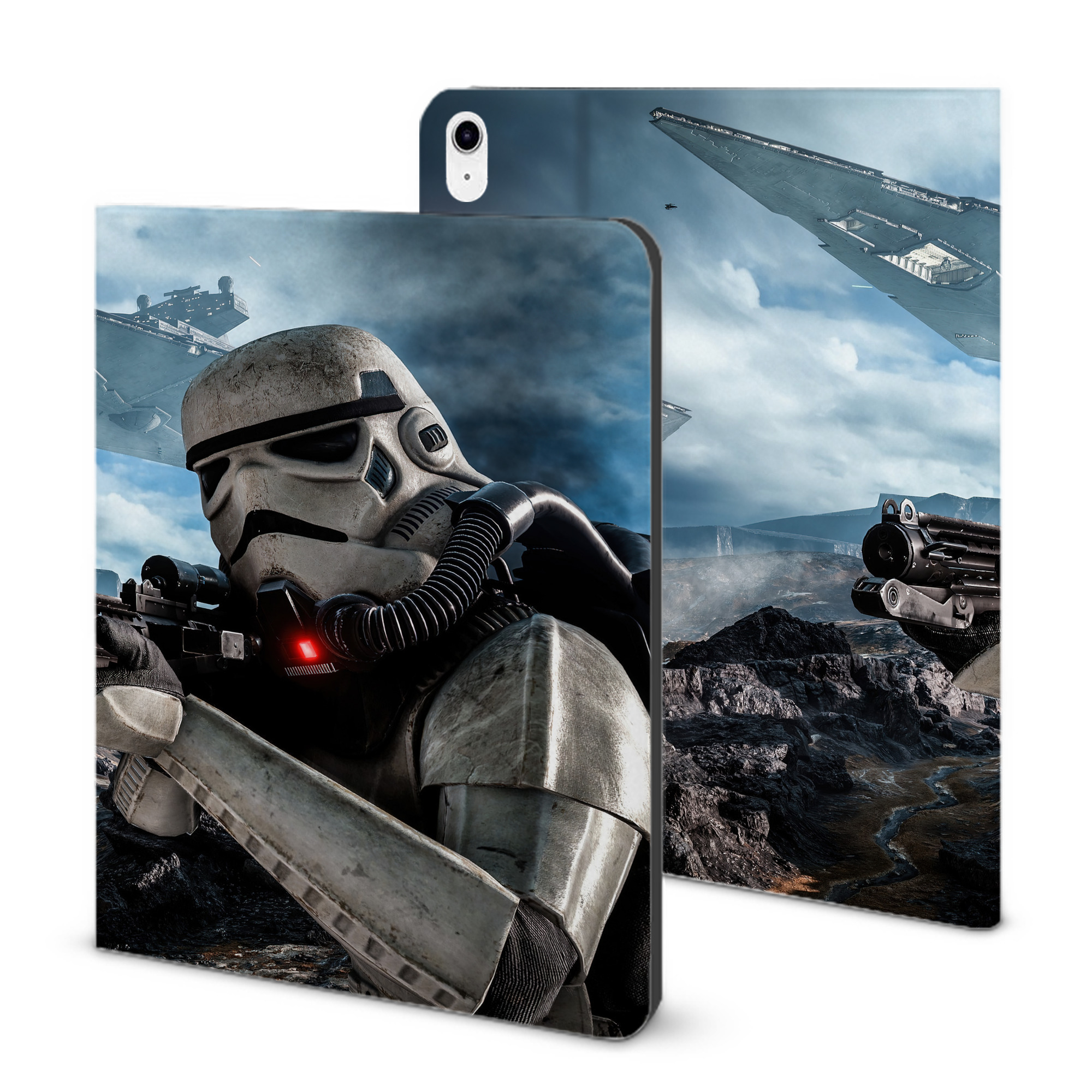 （画像用） スター・ウォーズ Star Wars IPad ケース ブック型 PUレザー TPU 耐衝撃 軽量 薄型 ペン収納なし 全面保護 IPad 各モデル対応